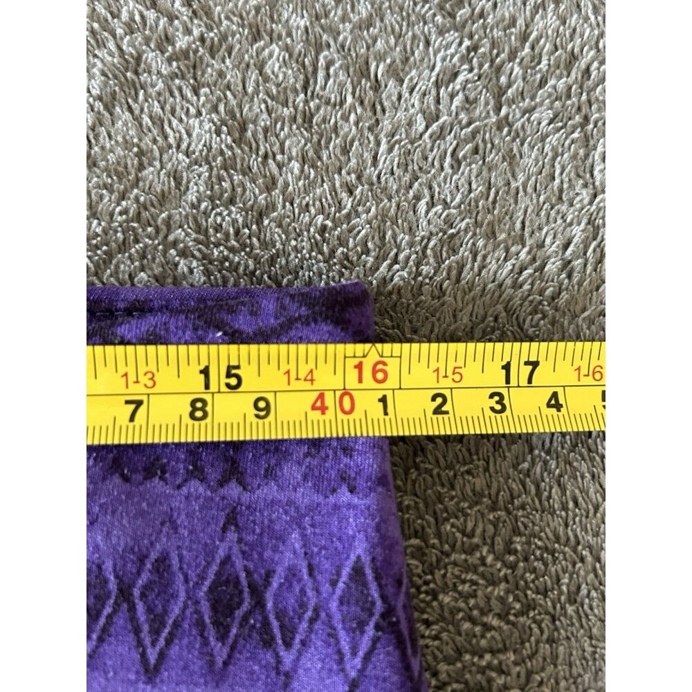 Purple and Black exercise stretch pants bottoms - Picture 6 of 6